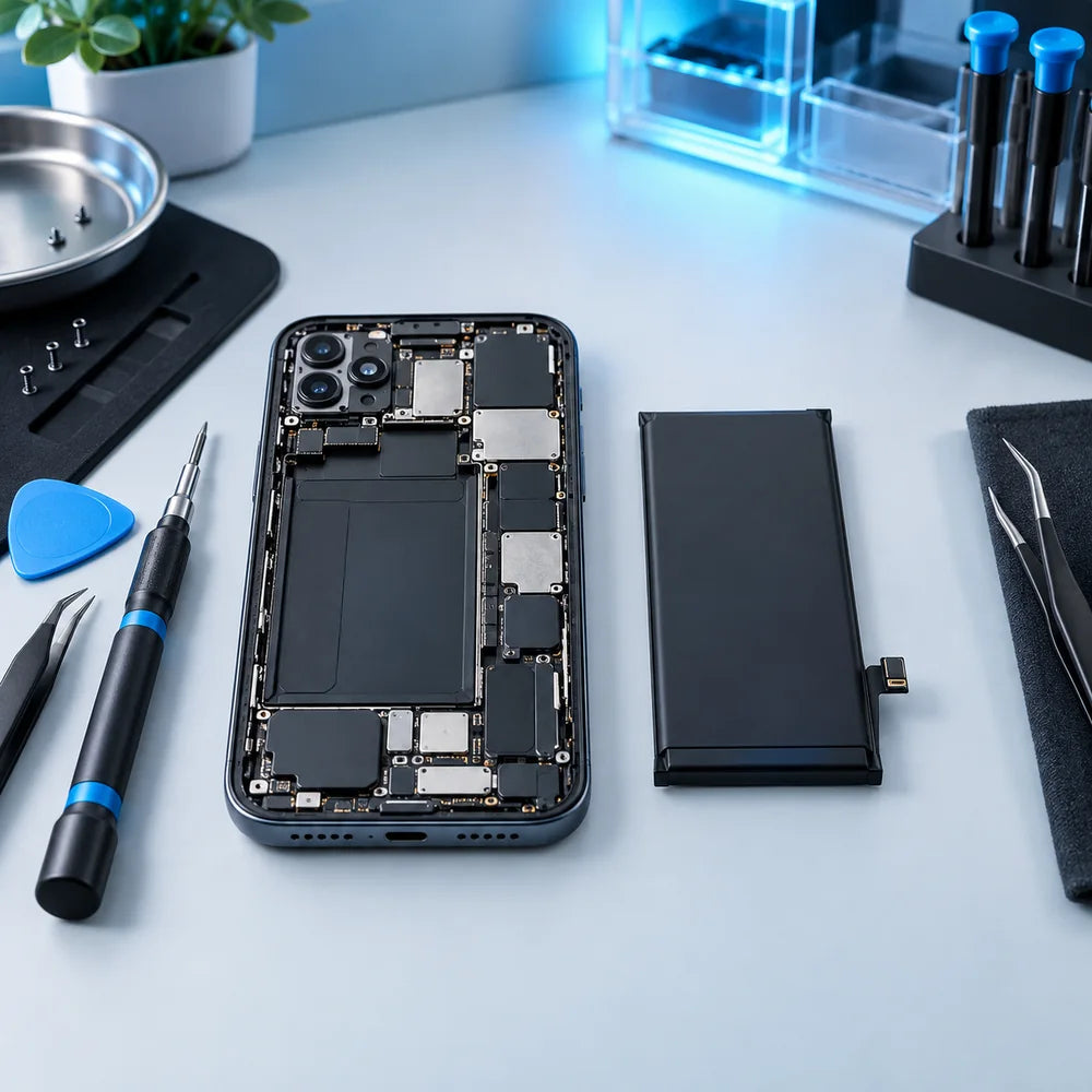 Illustration du service Remplacement batterie – iPhone 11